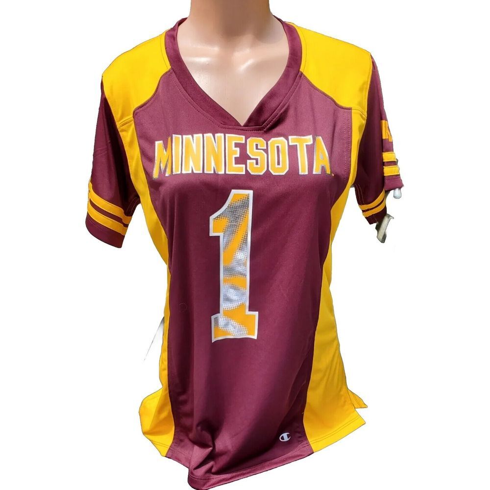 Champion Minnesota Gophers Jersey Shirt Women's Size Large Great Condition